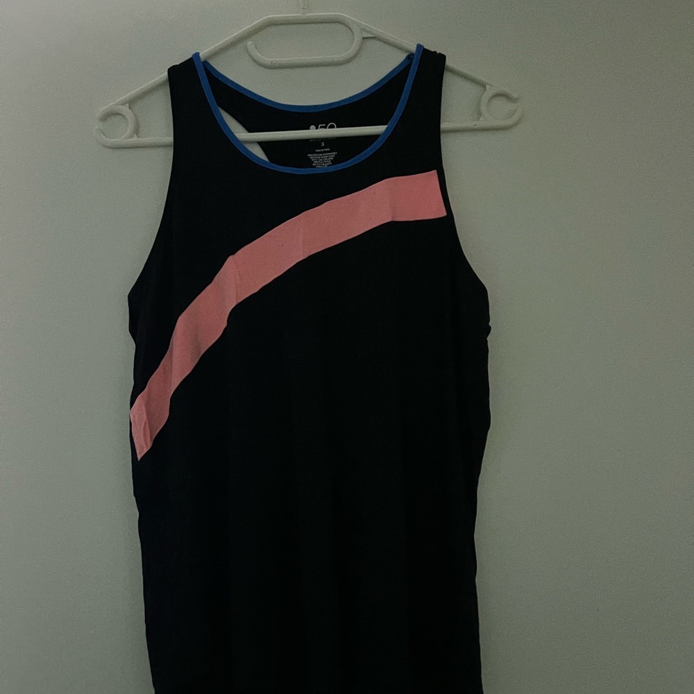 Splits59 Black Sleeveless Tank Top with Racerback